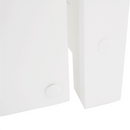 Ágy pótággyal, tűnyalábos fenyőfa, fehér, 90x200, GLAMIS