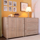 Komód typ 11, sonoma tölgy, GRAND