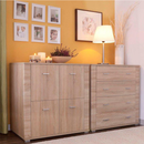 Komód typ 10, sonoma tölgy, GRAND