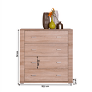 Komód typ 11, sonoma tölgy, GRAND