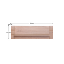 Fali polc typ 16, sonoma tölgy, GRAND