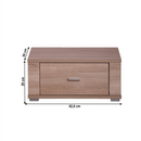 Éjjeliszekrény typ 21, sonoma tölgy, GRAND