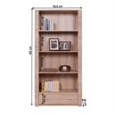 Könyvespolc typ 7, sonoma tölgy, GRAND