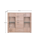 Komód typ 8, sonoma tölgy, GRAND