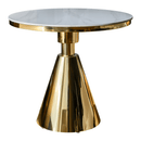 Étkezőasztal, arany/fehér márvány, GREIS TYP 1
