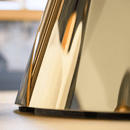 Étkezőasztal, arany/fehér márvány, GREIS TYP 1