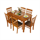 Étkezőgarnitúra 1+6, cseresznye, GRID NEW