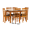 Étkezőgarnitúra 1+6, cseresznye, GRID NEW