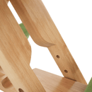 Ergonomikus térdelőszék, rzöld/bükkfa, GROCO