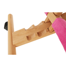 Ergonomikus térdelőszék, rózsaszín/bükkfa, GROCO