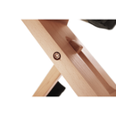 Ergonomikus térdelőszék, fekete/bükkfa, GROCO