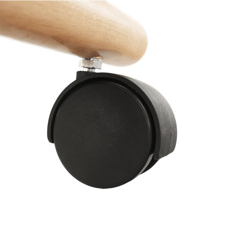 Ergonomikus térdelőszék, krémszínű/bükkfa, GROCO