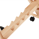 Ergonomikus térdelőszék, krémszínű/bükkfa, GROCO