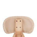 Ergonomikus térdelőszék, krémszínű/bükkfa, GROCO