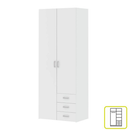 Szekrény, fehér, GWEN 70425