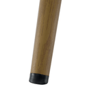 Fotel lábtartóval, rózsaszín Velvet szövet/tölgy, HABEN