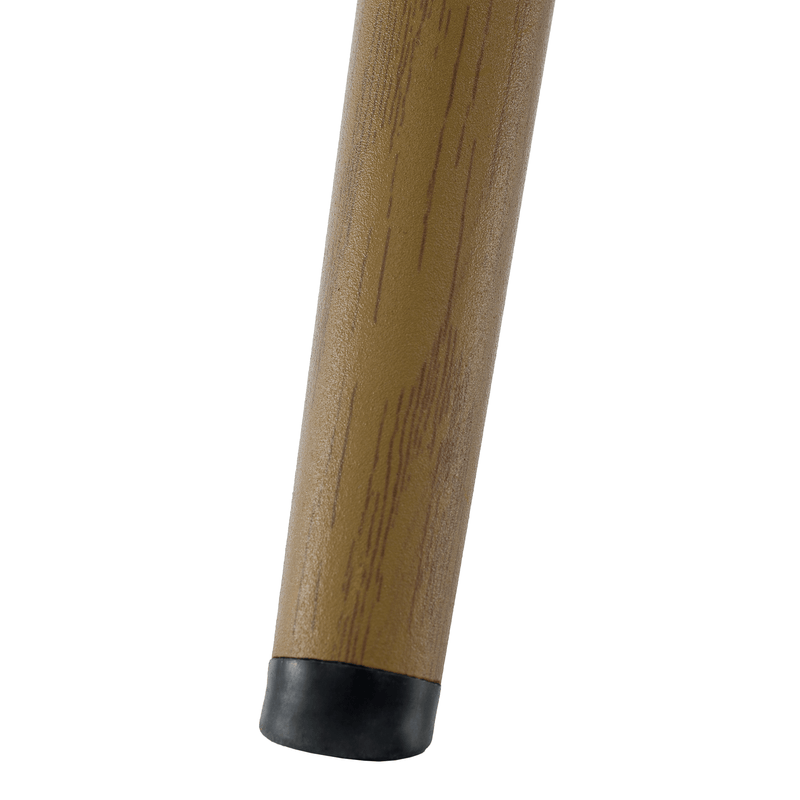 Fotel lábtartóval, rózsaszín Velvet szövet/tölgy, HABEN