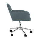 Irodai szék, szürke Velvet anyag/króm, HAGRID NEW