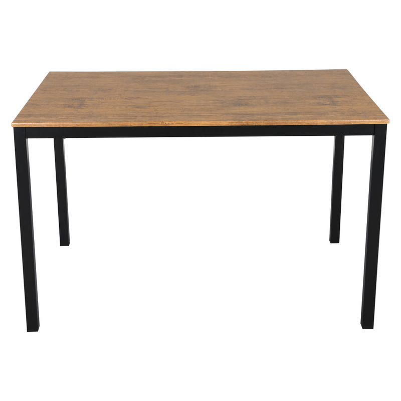 Étkezőgarnitúra 1+4, sötét tölgy/fekete, HAIM