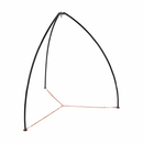 Ruhafogas lógó székre, fekete, HAKI