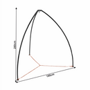 Ruhafogas lógó székre, fekete, HAKI