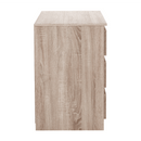 3 fiókos komód, tölgy sonoma,  HANY NEW 003