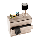 3 fiókos komód, tölgy sonoma,  HANY NEW 003