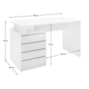 Pc asztal , fehér, HANY NEW