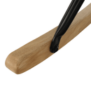 Hintafotel, világos barna anyag/fa, HARPER