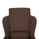 Hintafotel, világos barna anyag/fa, HARPER