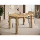 Kihúzható étkezőasztal, artisan tölgy, 103-142x76 cm, HARRY