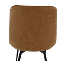 Szék, barna camel/fekete, HAZAL