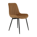 Szék, barna camel/fekete, HAZAL