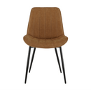 Szék, barna camel/fekete, HAZAL