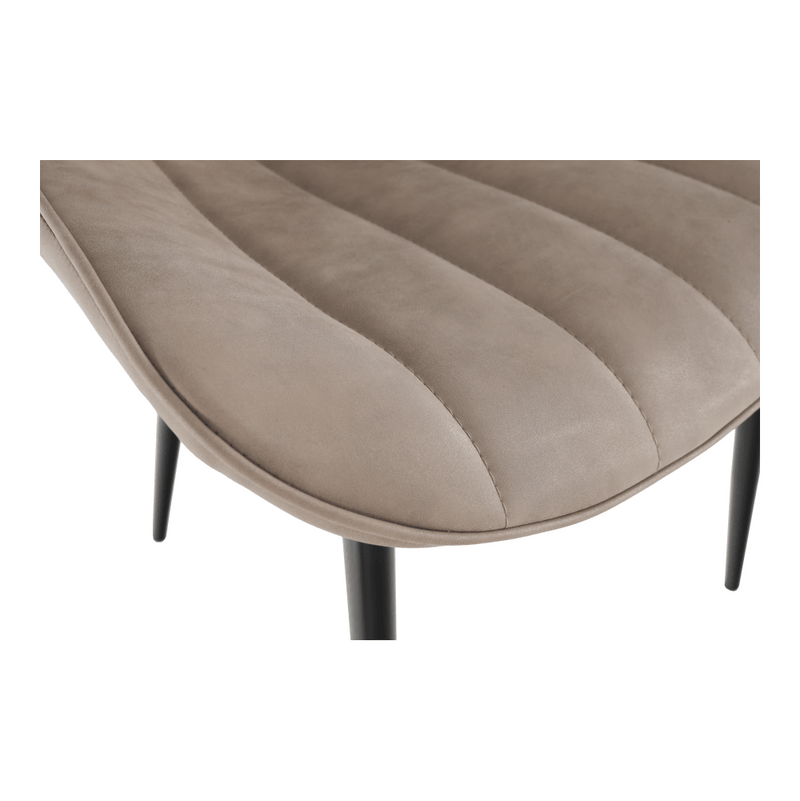 Szék, szürkésbarna taupe/fekete, HAZAL