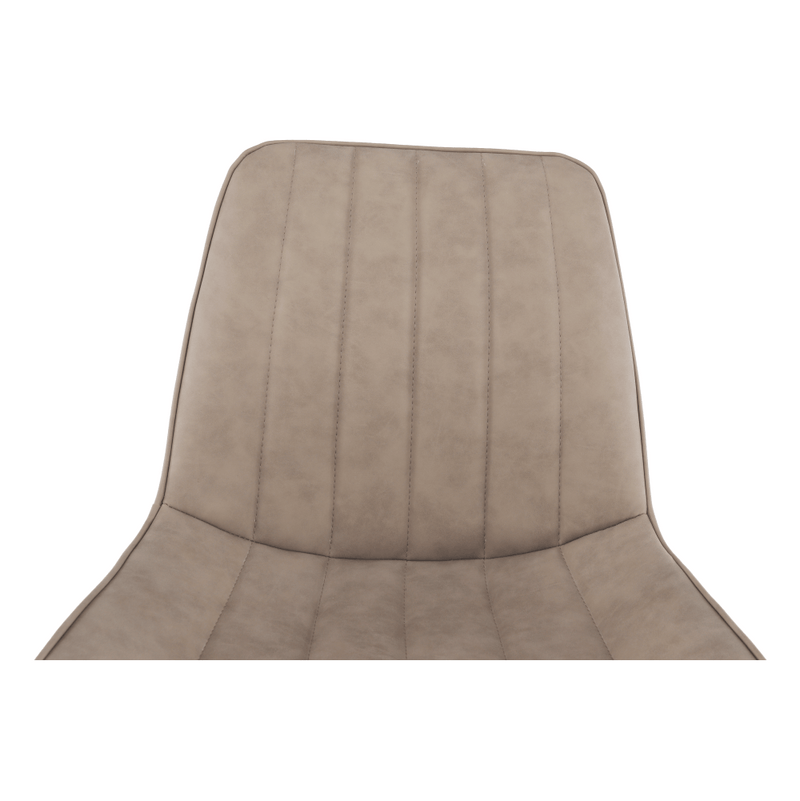 Szék, szürkésbarna taupe/fekete, HAZAL