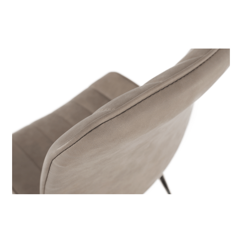 Szék, szürkésbarna taupe/fekete, HAZAL
