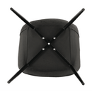 Szék, sötétszürke/fekete, HAZAL