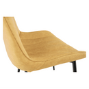 Szék, ekobőr sárga/fekete, HAZAL