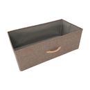 Komód szövet fiókokkal, bézs/barna, HAZEL TYP 2