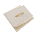 Komód szövet fiókokkal, bézs/barna, HAZEL TYP 1