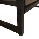 Komód szövet fiókokkal, bézs/barna, HAZEL TYP 1