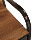 Komód szövet fiókokkal, bézs/barna, HAZEL TYP 4