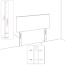 vidaXL világosszürke bársony rugós ágy matraccal 100 x 200 cm
