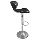 Bárszék, fekete/króm, HEDLI