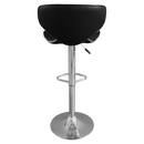 Bárszék, fekete/króm, HEDLI