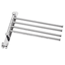 Törülközőtartó, ezüst, HOLDER