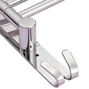 Törülközőtartó, ezüst, HOLDER