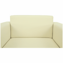 Fotel, textilbőr bézs, HOMKER