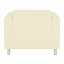 Fotel, textilbőr bézs, HOMKER